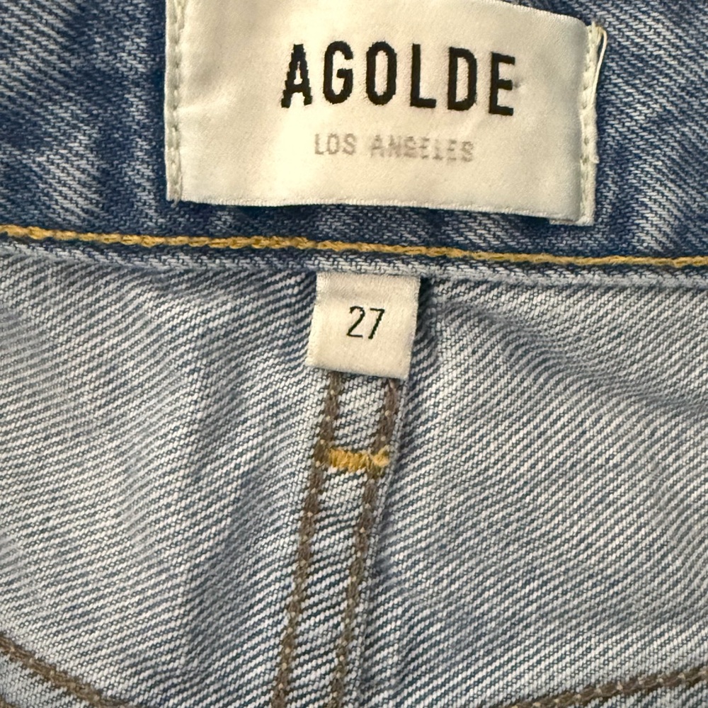 AGOLDE Parker Vintage Cut Off Short in Swapmeet Wash Size 27 Celeb Style - Picture 6 of 8